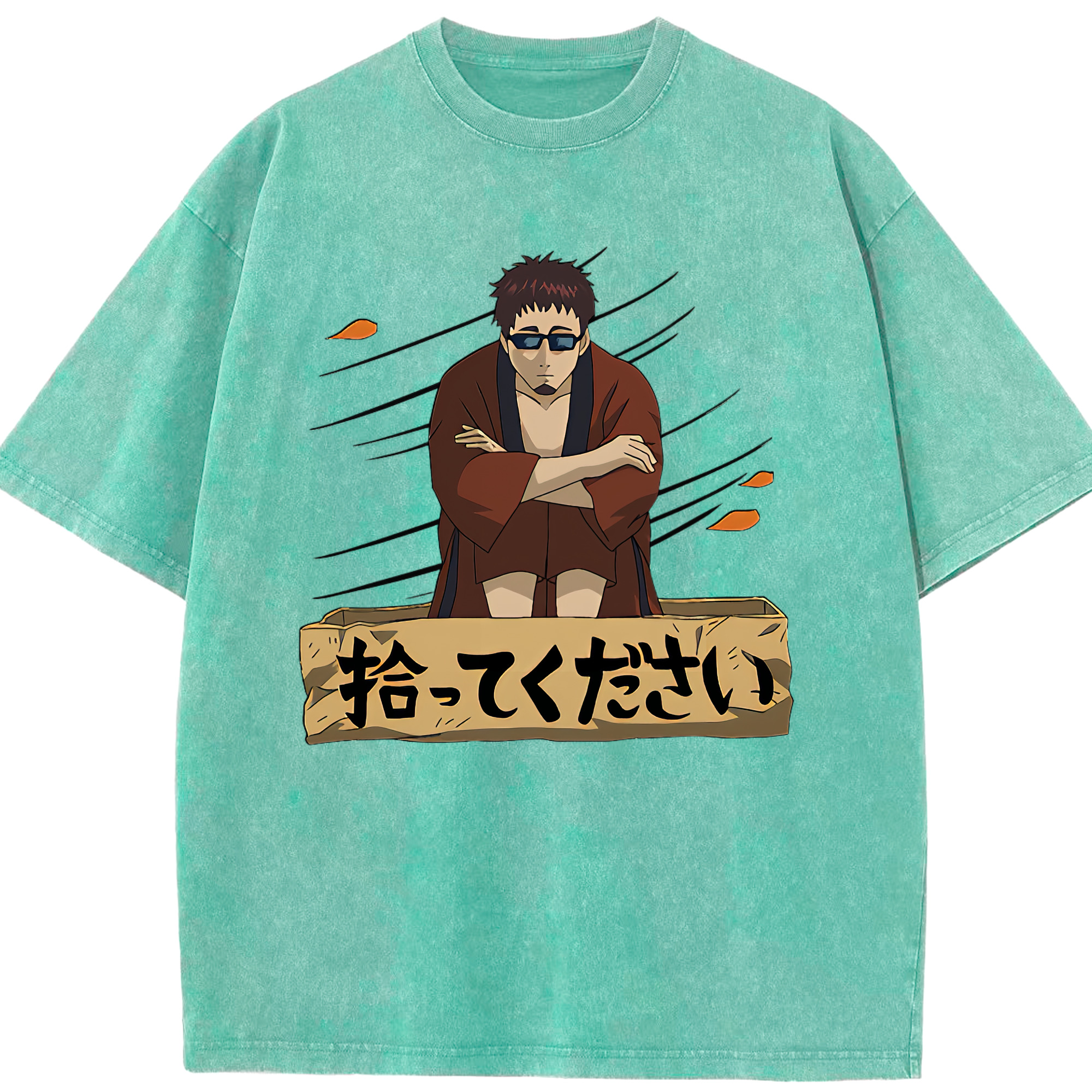 （画像用） ぎんたま 坂田銀時（さかたぎんとき） 神楽 志村新八（しむら しんぱち） GINTAMA Sakata Gintoki Kagura Shimura Shinpachi 綿100% ヴィンテージ風 半袖Tシャツ（フロントプリント）